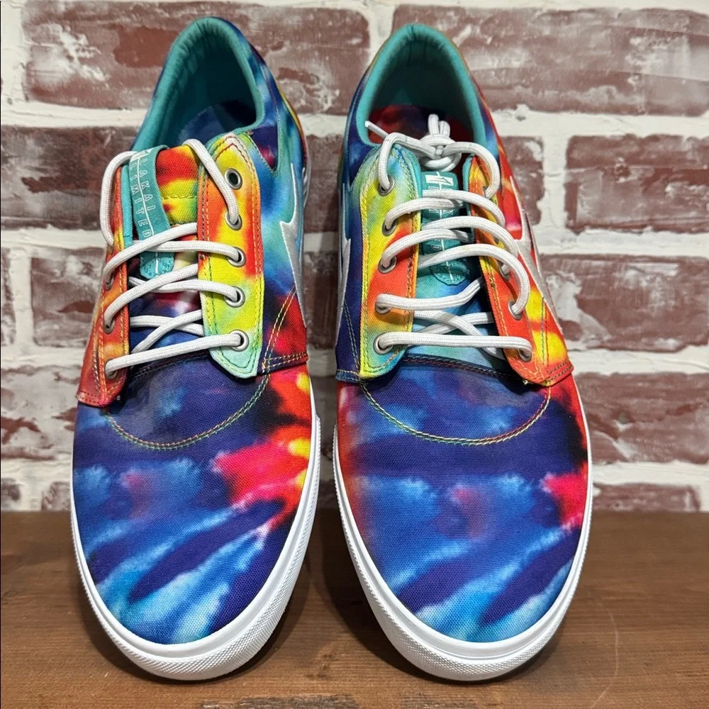 Lakai Men's Griffin Sneakers- Orange Tie-Dye / Lace-Up / Low-Top / Size 11 - Picture 5 of 11